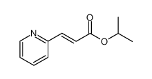 (E)-isopropyl 3-(pyridin-2-yl)acrylate Structure