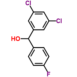 3,5-DICHLORO-4'-FLUOROBENZHYDROL结构式