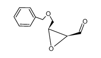 cis-3-[(benzyloxy)methyl]-2-oxiranecarbaldehyde Structure