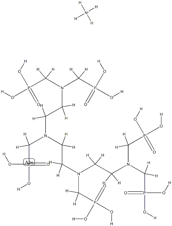 [ethylenebis[[(phosphonomethyl)imino]ethylenenitrilobis(methylene)]]tetrakisphosphonic acid, ammonium salt picture