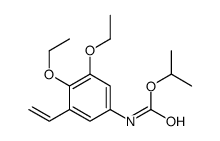 propan-2-yl N-(3-ethenyl-4,5-diethoxyphenyl)carbamate结构式