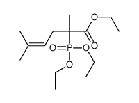 ethyl 2-diethoxyphosphoryl-2,5-dimethylhex-4-enoate Structure