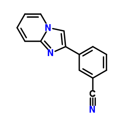 3-(Imidazo[1,2-a]pyridin-2-yl)benzonitrile结构式