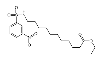 ethyl 11-[(3-nitrophenyl)sulfonylamino]undecanoate Structure
