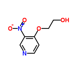 2-[(3-Nitro-4-pyridinyl)oxy]ethanol结构式