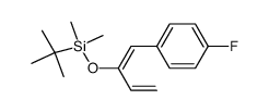 tert-butyl{[1-(4-fluorobenzylidene)prop-2-en-1-yl]oxy}-dimethylsilane Structure