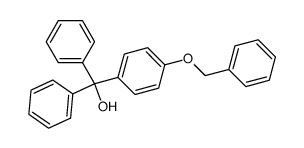 α-Oxy-4-benzyloxy-triphenylmethan结构式