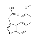 2-(8-methoxybenzo[e][1]benzofuran-1-yl)acetic acid Structure