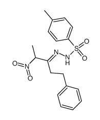 2-Nitro-5-phenyl-3-pentanone (p-tolylsulfonyl)hydrazone结构式