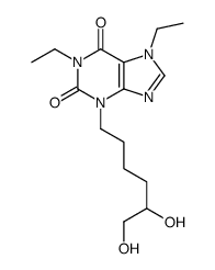 3-(5,6-dihydroxyhexyl)-1,7-diethyl-purine-2,6-dione picture