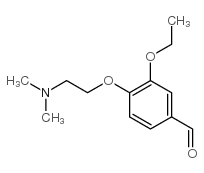 4-[2-(dimethylamino)ethoxy]-3-ethoxybenzaldehyde Structure