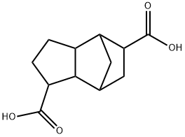 4,7-Methano-1H-indene-1,5-dicarboxylic acid, octahydro- Structure