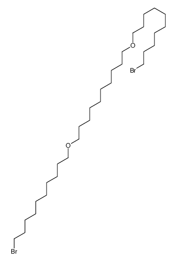 1,10-bis(10-bromodecoxy)decane Structure