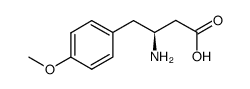 (S)-3-氨基-4-(4-甲氧基苯基)丁酸结构式
