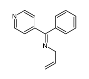 1-phenyl-N-prop-2-enyl-1-pyridin-4-ylmethanimine结构式