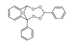 (1S,4S,7R)-1,4-diphenyl-1,7-dihydro-1,7-epoxybenzo[g][1,2,4,5]tetraoxonine结构式