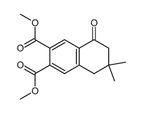 2,3-bis(methoxycarbonyl)-7,7-dimethyl-5,6,7,8-tetrahydronaphthalen-5-one Structure