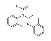 N-(1-chloroethenyl)-N,N'-bis(2-methylphenyl)ethanimidamide Structure