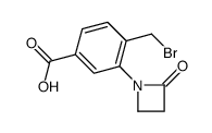 4-(bromomethyl)-3-(2-oxoazetidin-1-yl)benzoic acid Structure