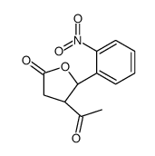 (4S,5S)-4-acetyl-5-(2-nitrophenyl)oxolan-2-one Structure