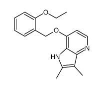 7-[(2-ethoxyphenyl)methoxy]-2,3-dimethyl-1H-pyrrolo[3,2-b]pyridine Structure