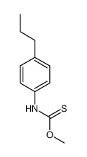O-methyl (4-propylphenyl)carbamothioate Structure