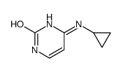 6-(cyclopropylamino)-1H-pyrimidin-2-one结构式