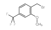 2-甲氧基-4-(三氟甲基)溴化苄结构式