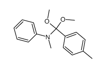 N-(dimethoxy(p-tolyl)methyl)-N-methylaniline Structure