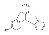5-(2-methylphenyl)-1,3,4,5-tetrahydroindeno[1,2-b]pyridin-2-one Structure