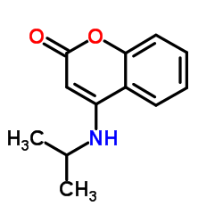 4-(Isopropylamino)-2H-chromen-2-one Structure