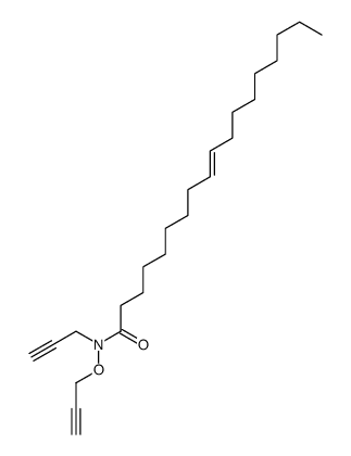 N-prop-2-ynoxy-N-prop-2-ynyloctadec-9-enamide Structure
