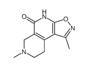 1,7-Dimethyl-6,7,8,9-tetrahydro-4H-3-oxa-2,4,7-triaza-cyclopenta[a]naphthalen-5-one Structure