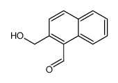 2-(hydroxymethyl)naphthalene-1-carbaldehyde结构式