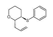 2H-Pyran, tetrahydro-3-(phenylthio)-2-(2-propen-1-yl)-, (2R,3S)-rel Structure