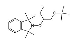 2-<1'-(t-butoxymethyl)propoxy>-1,1,3,3-tetramethylisoindoline结构式