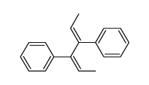 (E,Z)-3,4-diphenyl-2,4-hexadiene Structure