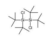 ditert-butyl-chloro-[ditert-butyl(chloro)silyl]silane结构式