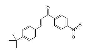 3-(4-tert-butylphenyl)-1-(4-nitrophenyl)prop-2-en-1-one结构式