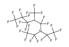 N,N-diperfluorodiethyl-N-(2-hydroperfluoro-2-methylpentyl)amine结构式