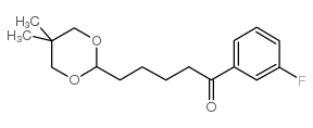 5-(5,5-DIMETHYL-1,3-DIOXAN-2-YL)-3'-FLUOROVALEROPHENONE picture