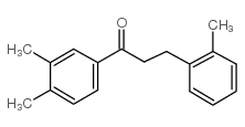 3',4'-DIMETHYL-3-(2-METHYLPHENYL)PROPIOPHENONE结构式