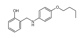 2-[(4-butoxyanilino)methyl]phenol Structure