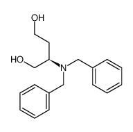 (R)-2-(dibenzylamino)butane-1,4-diol Structure