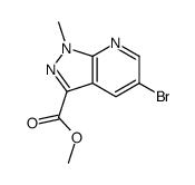 methyl 5-bromo-1-methyl-1H-pyrazolo[3,4-b]pyridine-3-carboxylate picture