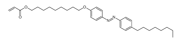 9-[4-[(4-octylphenyl)diazenyl]phenoxy]nonyl prop-2-enoate结构式