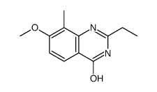 2-ethyl-7-methoxy-8-methyl-1H-quinazolin-4-one结构式