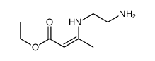ethyl 3-(2-aminoethylamino)but-2-enoate Structure