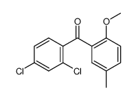 (2,4-dichlorophenyl)(2-methoxy-5-methylphenyl)methanone Structure