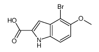 4-bromo-5-methoxy-1H-indole-2-carboxylic acid Structure